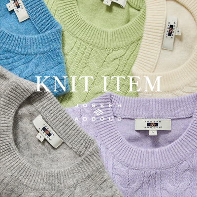 この秋冬を過ごすKNIT ITEM